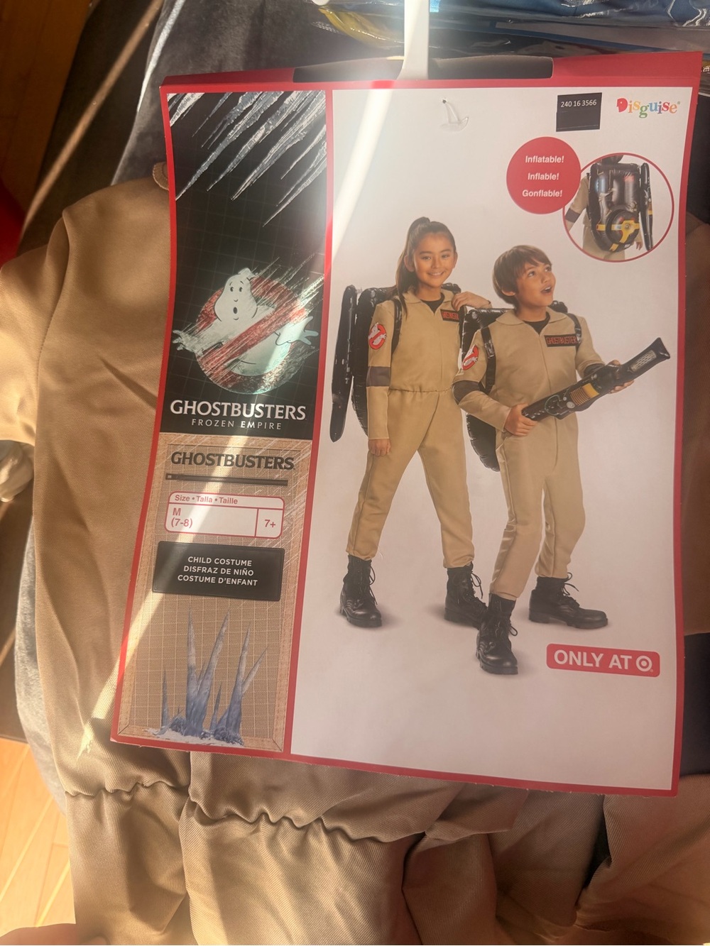 Disguise Ghostbusters Kids Jumpsuit Costume - Tan